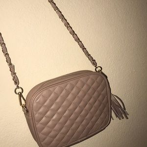 Tan crossbody bag